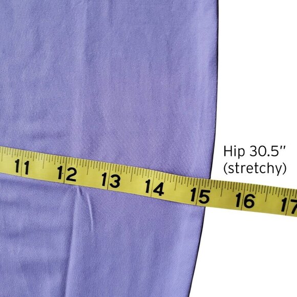 DAISY NWT Purple High Neck Racerback High Slit Sexy Maxi Dress BodyCon Size S - Picture 8 of 12